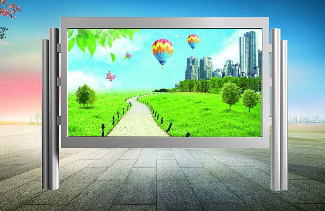 不銹鋼戶外廣告燈箱