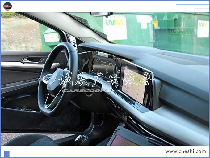 20天后！大眾全新高爾宣傳欄夫亮相 內(nèi)飾采用連屏設(shè)計