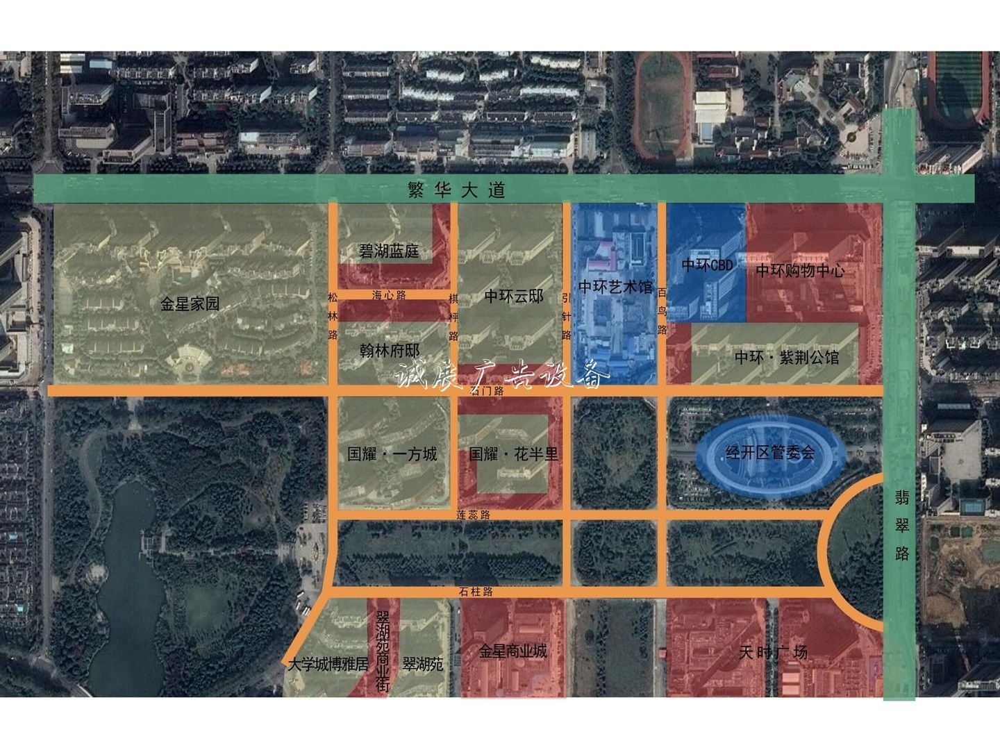 合肥大學城7條宣傳欄燈箱道路將升級改造
