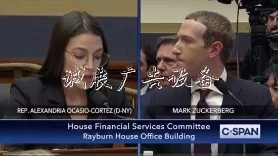 （民主黨議員AlexandriaOcasio-Cortez質(zhì)詢扎克伯格，<a href=