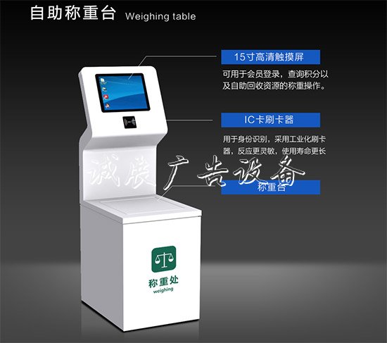 自助設滾動燈箱備
