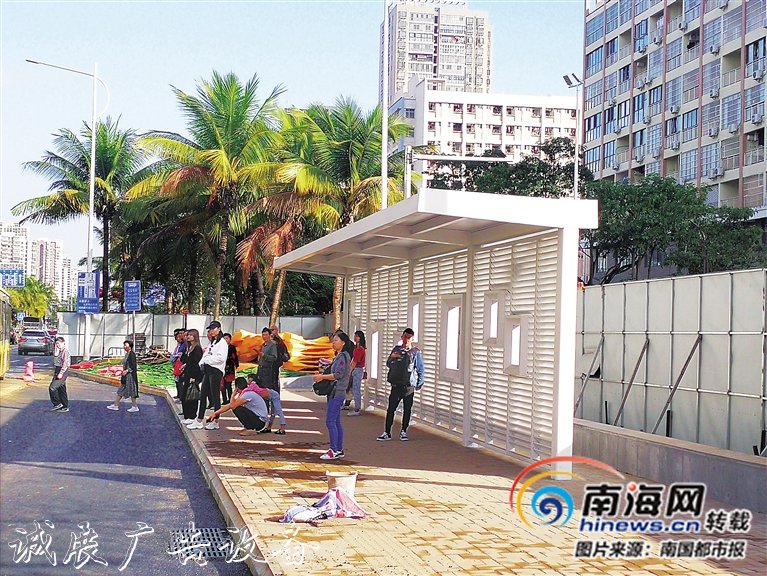 ?？邶埨ツ涎鼐€6個(gè)港社區(qū)宣傳欄灣式公交站臺(tái)預(yù)計(jì)1月20日投