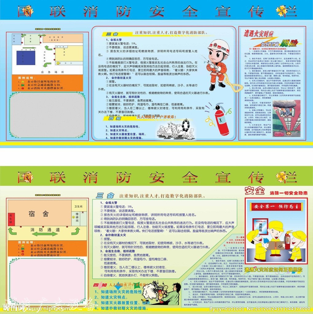 消防安全宣傳欄圖片