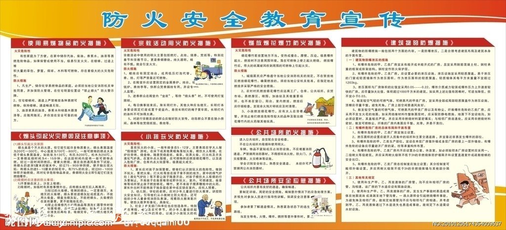 防火安全宣傳欄圖片