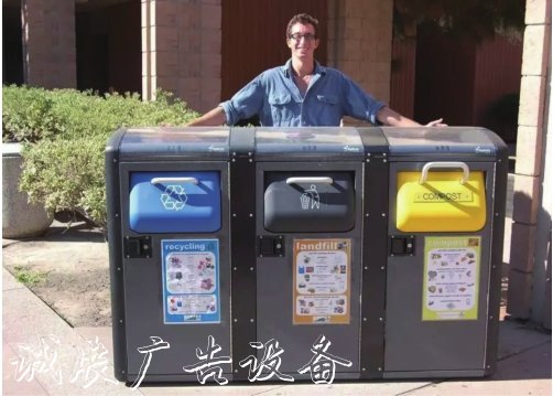 垃圾桶的滾動(dòng)廣告燈箱進(jìn)化史