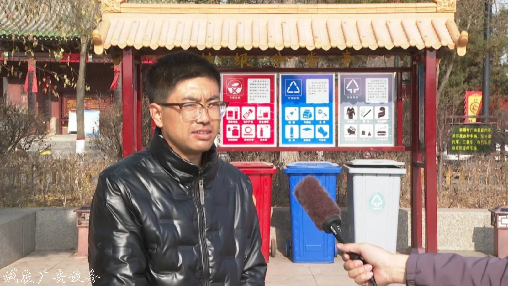 朔州：首批新型城市路燈燈箱垃圾分類亭投放市區(qū)街頭