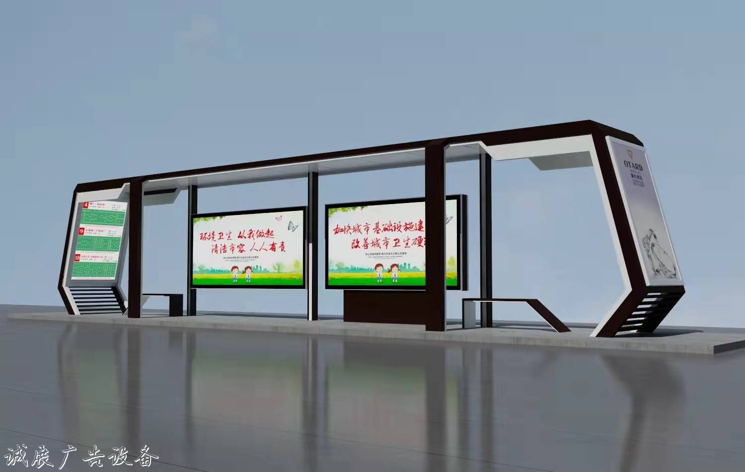 營(yíng)口候車(chē)亭滾動(dòng)燈箱品質(zhì)高